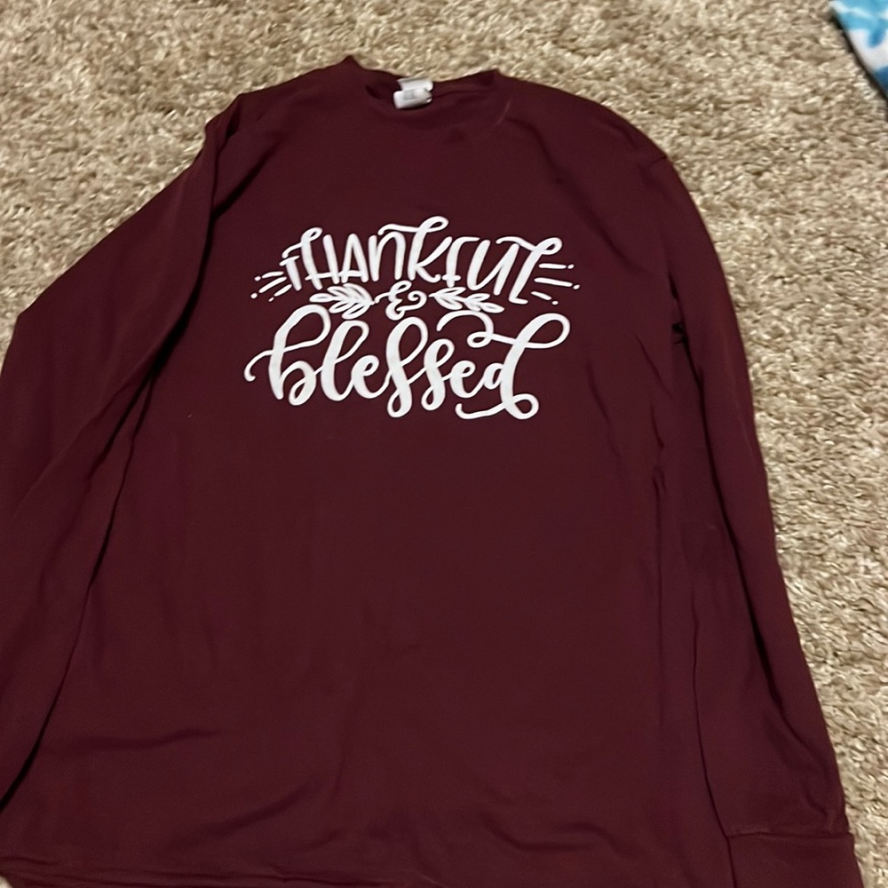 Thankful and blessed long sleeve